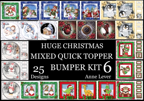 Huge Christmas Mixed QUICK TOPPER Bumper Kit 6