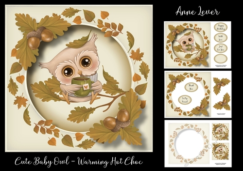 Cute Baby Owl - Warming Hot Choc