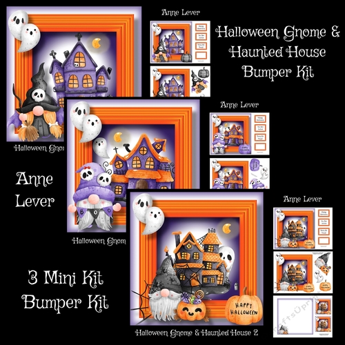Halloween Gnome & Haunted House Bumper Kit