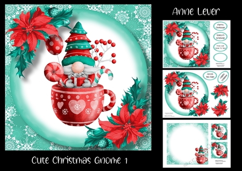 Cute Christmas Gnome 1