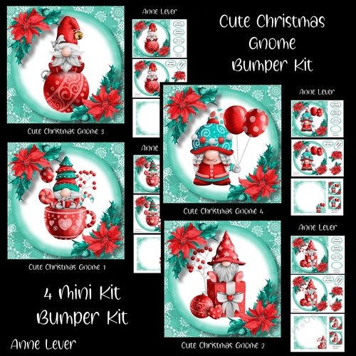 Cute Christmas Gnome Bumper Kit