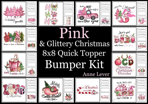 Pink & Glittery Christmas Bumper Kit