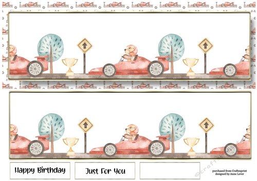 Landscape Lge DL - Teddy Racing Car