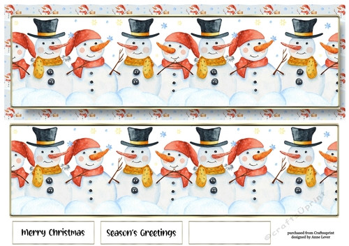 Landscape Lge DL - Snowmen