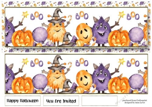 Landscape Lge DL - Monster Halloween