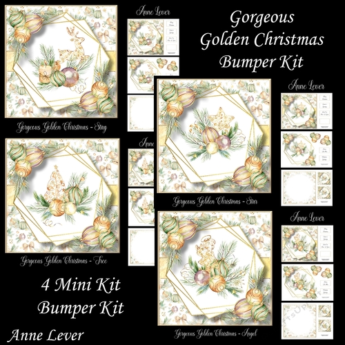 Gorgeous Golden Christmas Bumper Kit