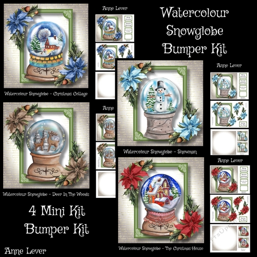 Watercolour Snowglobe Bumper Kit