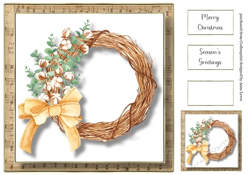 Beautiful Watercolour Wreath 2