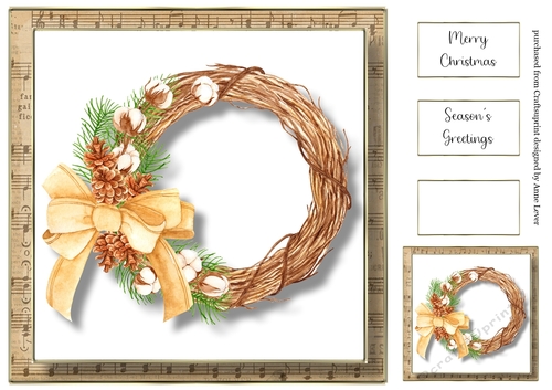 Beautiful Watercolour Wreath 3