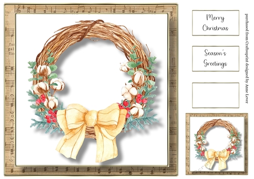 Beautiful Watercolour Wreath 4