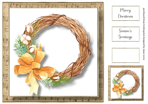 Beautiful Watercolour Wreath 5