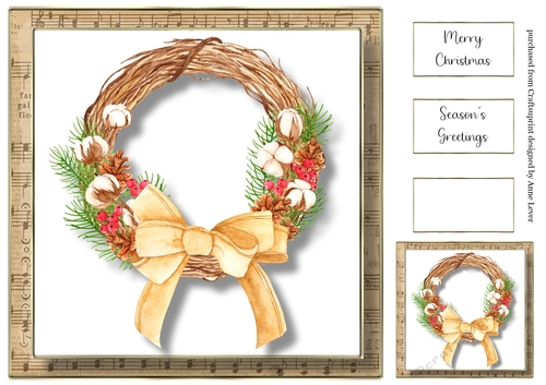 Beautiful Watercolour Wreath 6