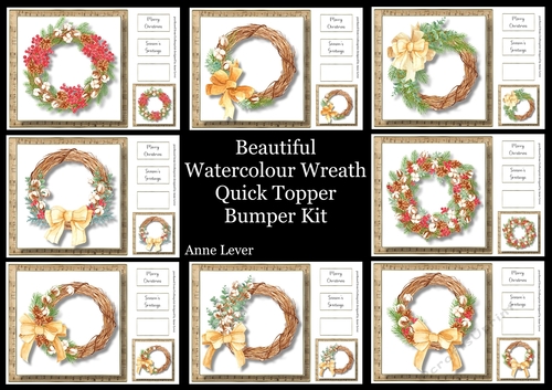 Beautiful Christmas Wreath Bumper Kit