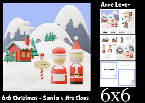 6x6 Christmas - Santa & Mrs Claus