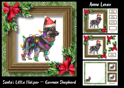 Santas Little Helper - German Shepherd