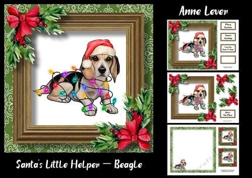 Santas Little Helper - Beagle