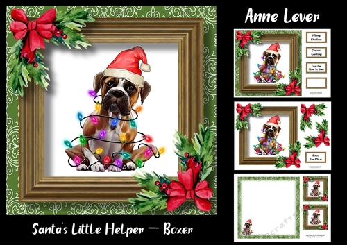 Santas Little Helper - Boxer