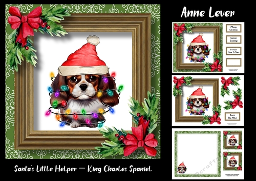 Santas Little Helper - King Charles Spaniel