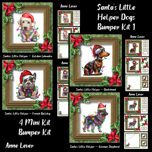 Santas Little Helper Dogs Bumper kit 1