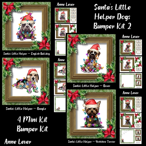 Santas Little Helper Dogs Bumper kit 2
