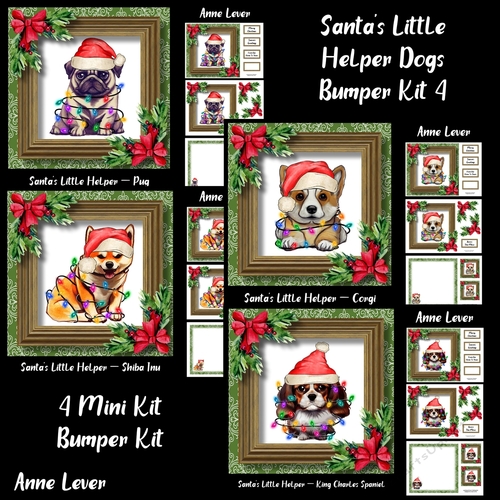 Santas Little Helper Dogs Bumper kit 4