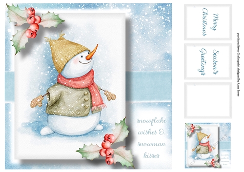 The Happy Snowman 2 8x8