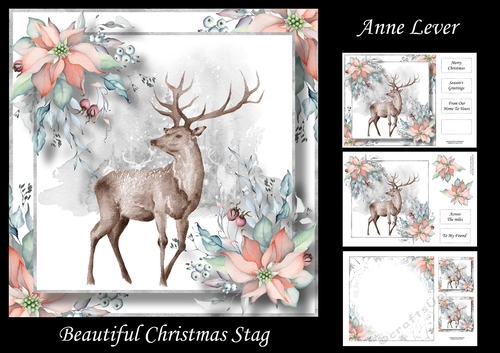 Beautiful Christmas Stag