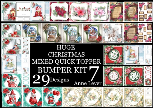 Huge Christmas Mixed QUICK TOPPER Bumper Kit 7