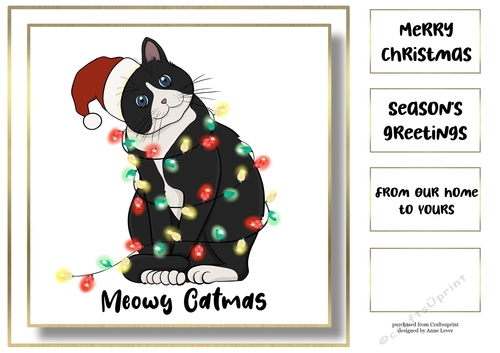 Christmas Animal helper - Cat