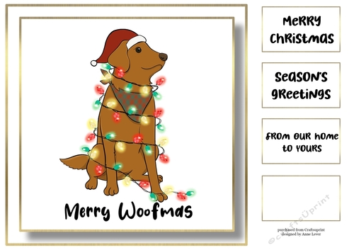 Christmas Animal Helper - Dog