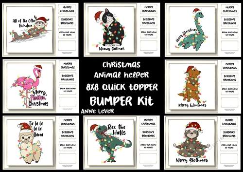 Christmas Animal Helper Bumper Kit