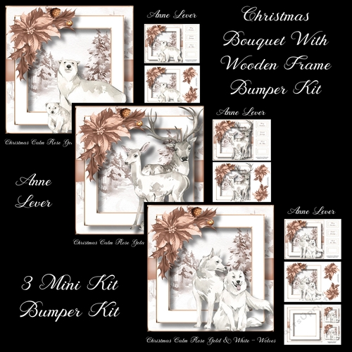 Christmas Calm Rose Gold & White Bumper Kit