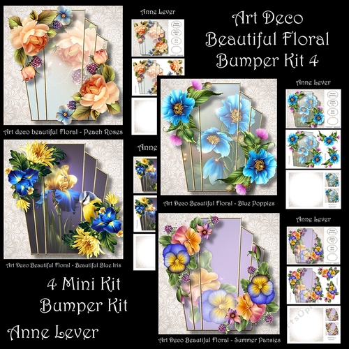 Art Deco Beautiful Floral Bumper Kit 4