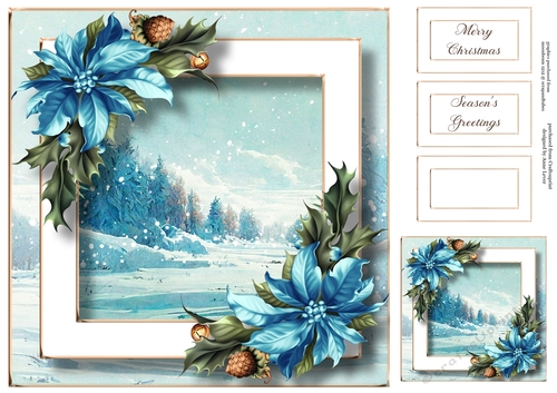 Beautiful Winter Landscape Christmas 3 8x8