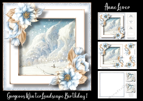 Gorgeous Winter Landscape Birthday 1