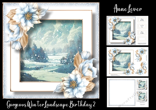 Gorgeous Winter Landscape Birthday 2