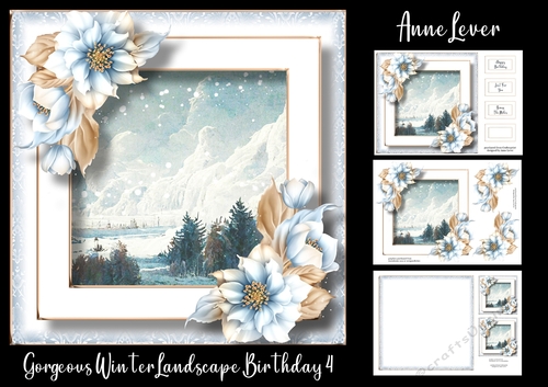 Gorgeous Winter Landscape Birthday 4