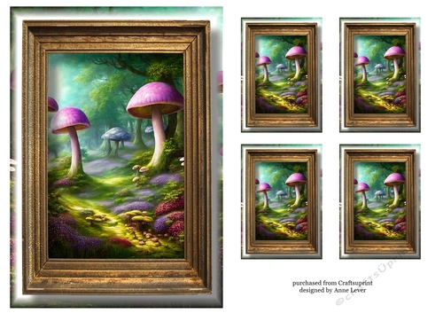 Magic Mushrooms 3 A5 No Embellishments