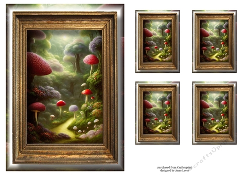 Magic Mushrooms 2 A5 No Embellishments
