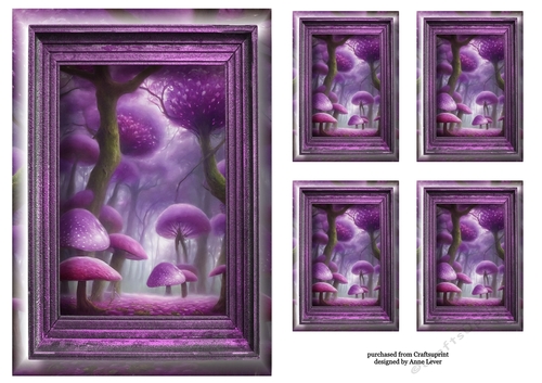 Magic Mushrooms 1 A5 No Embellishments