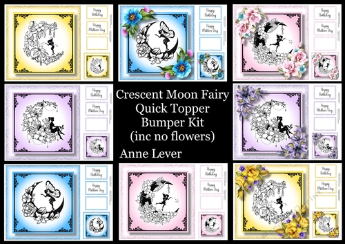 Crescent Moon Fairy QUICK TOPPER Bumper Kit (inc no flowers)