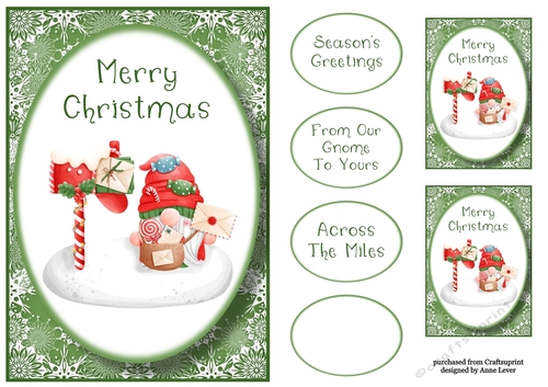 Christmas Post Gnome 3 A5