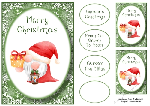 Christmas Post Gnome 8 A5