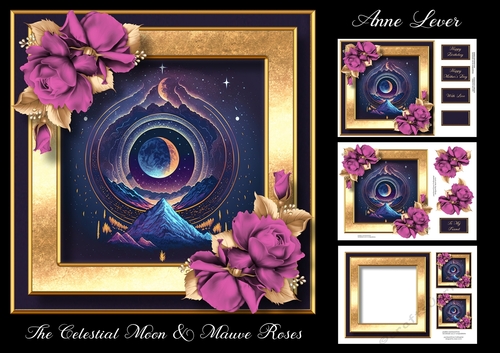 The Celestial Moon & Mauve Roses