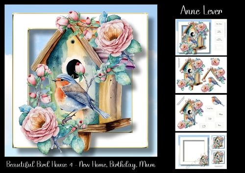 Beautiful Bird House 4  - New Home, Birthday, Mum