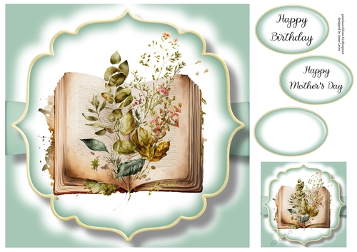 Simple Watercolour Floral Book 6