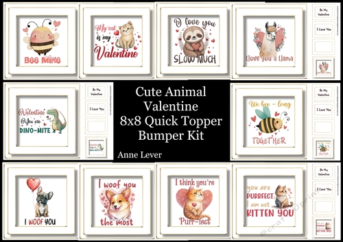 Cute Animal Valentine Bumper Kit