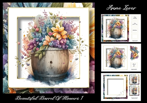 Beautiful Barrel Of Flowers 1