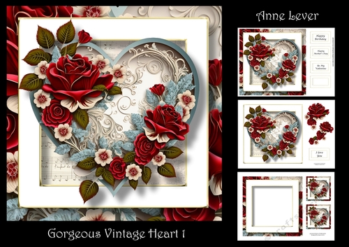 Gorgeous Vintage Heart 1