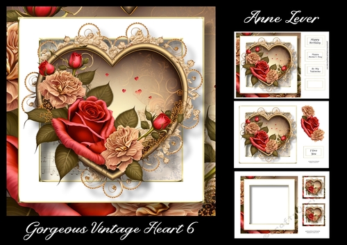 Gorgeous Vintage Heart 6